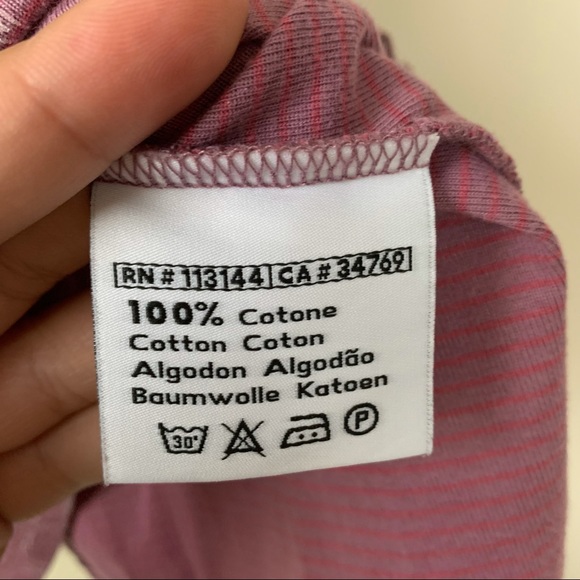 Robe Di Kappa Tank Top Spaghetti Strap Stripe Floral Purple Size Small - Picture 5 of 6